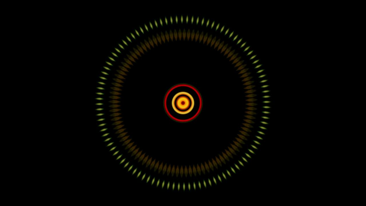 Organic modern circle background with a retro twist. Unique and really cool background