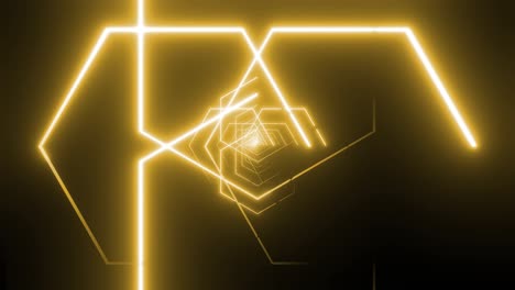 patrón geométrico de neón resplandeciente abstracto