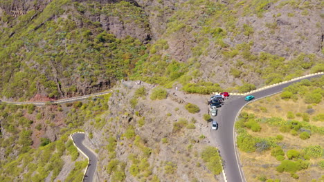 vista aérea del valle de masca en tenerife
