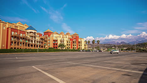 Ein-Atemberaubendes-Hotel-In-Malaga,-Spanien,-Bietet-Einen-Faszinierenden-Anblick