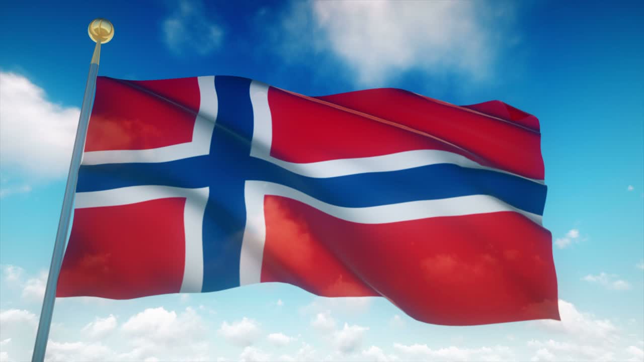 노르웨이의 매우 상세한 발 4k loopable