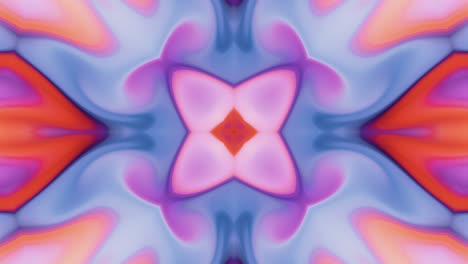 Hypnotische-Abstrakte-Loop-Animation---Kaleidoskop-Hintergrund