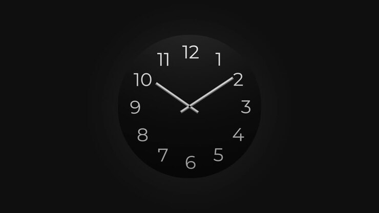 Clock Counting Down 24 Hour Day Fast Speed Time-lapse 4K HD