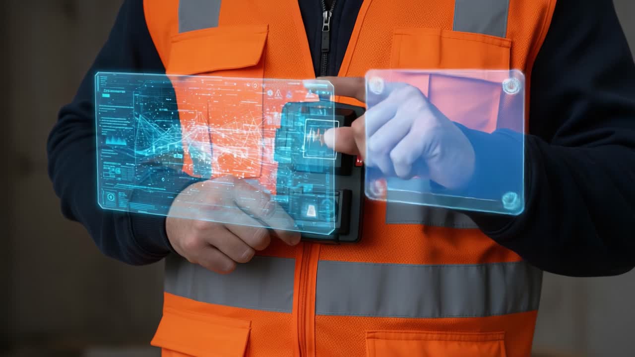 A Construction Worker Monitoring Data Through an Augmented Reality Device: Exploring Innovative Technology in Safety and Efficiency