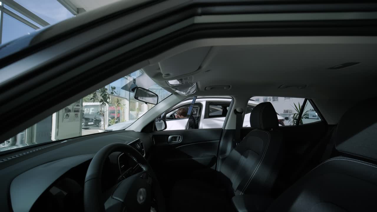 Car Interior at a Dealership