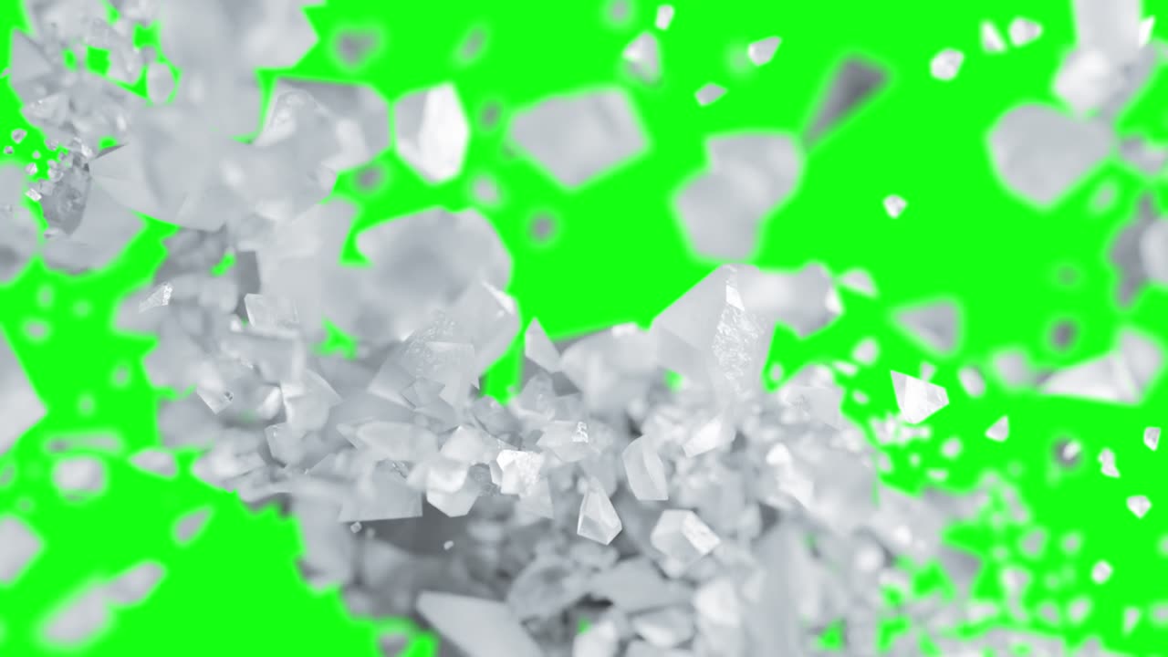 부서진 조각의 폭발