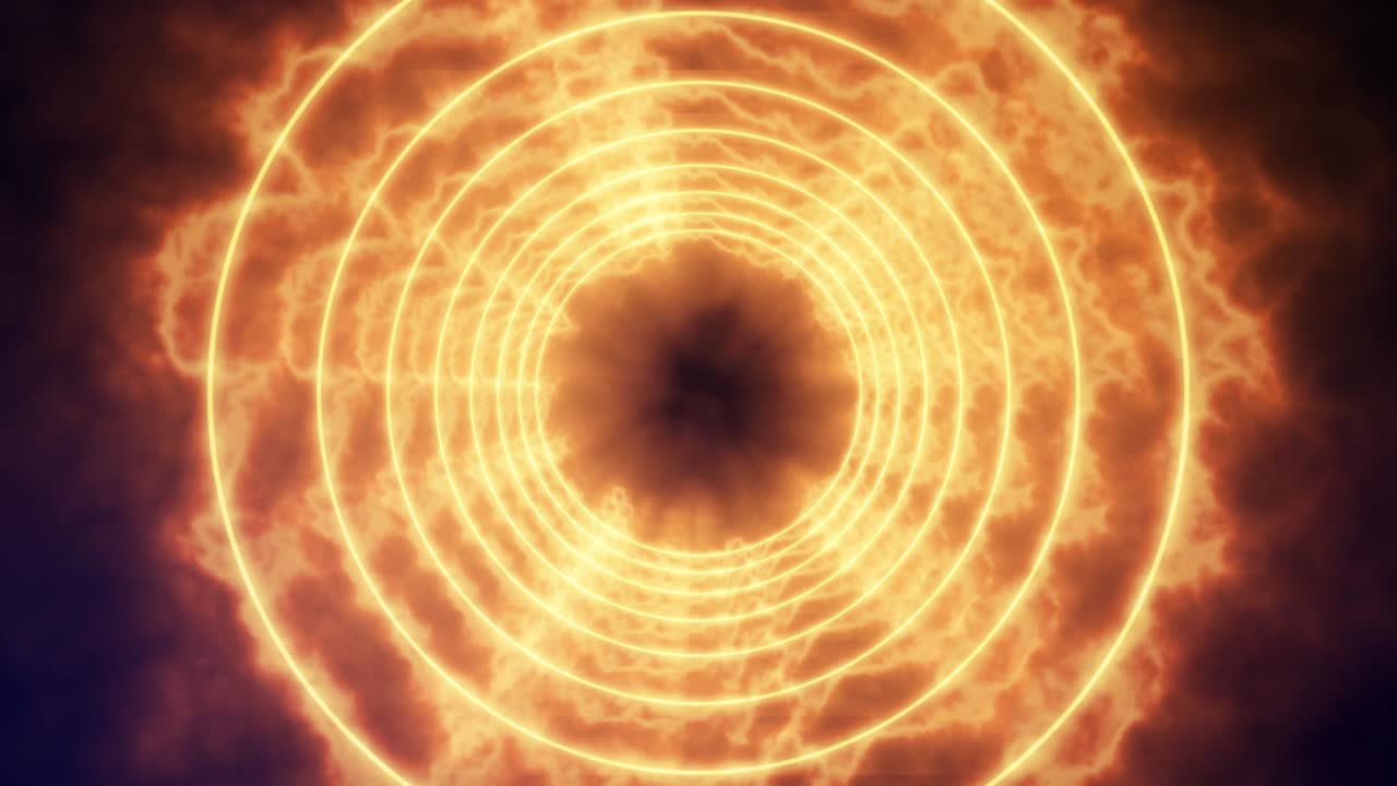 animación de túnel de círculo 3d gráficos de movimiento