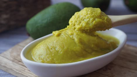 avocado spread in a bowl