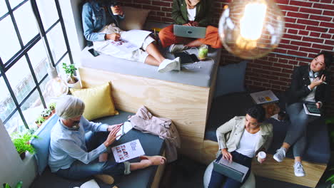 diversity, technology or startup business people
