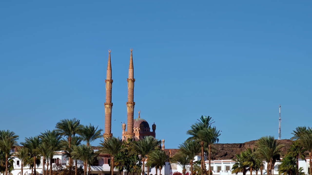 이집트 샤름 알 셰이크의 오래된 시장에 있는 사하바 모스크