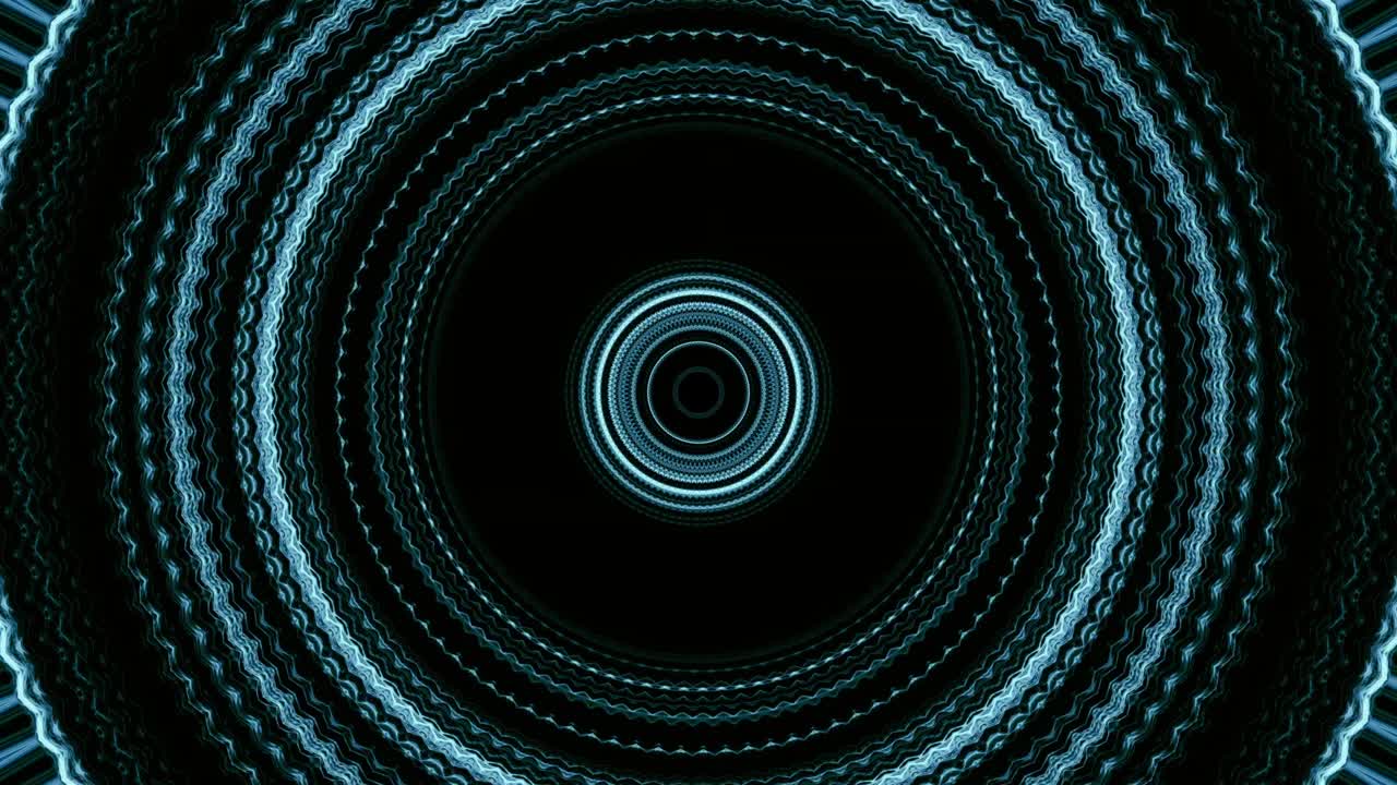 4K Abstract motion background animation circle or sphere flow with light  and projections seamless loop
