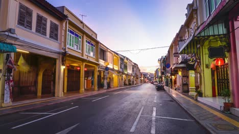 4k timelapse view of thalang rd