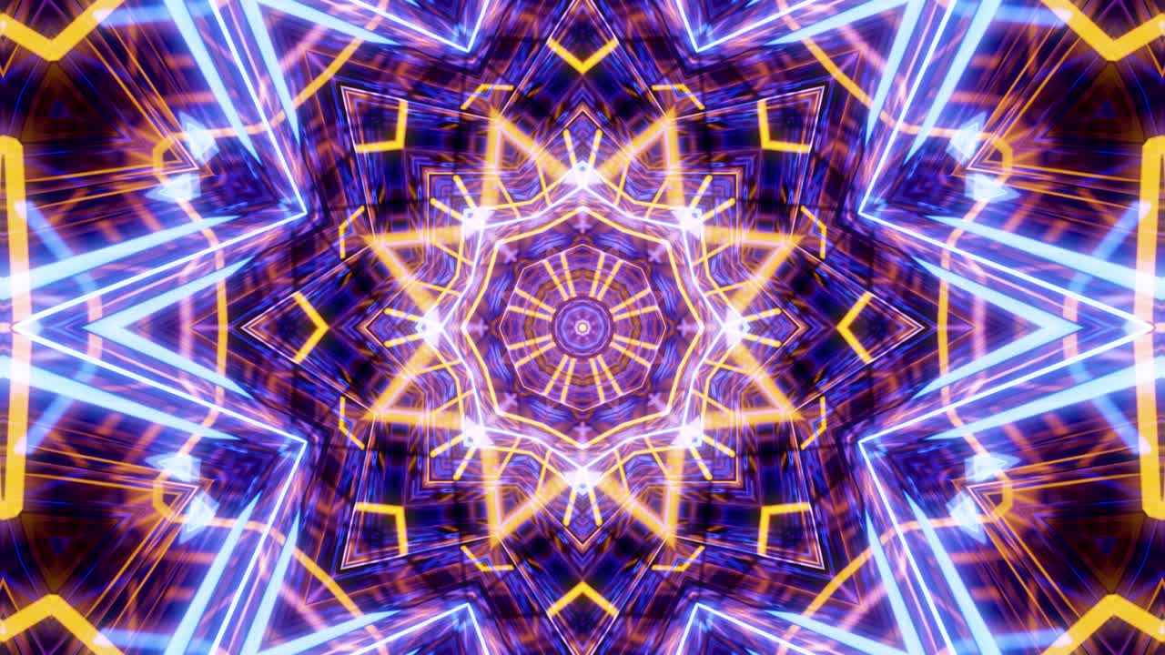 fondo de vídeo de caleidoscopio para vídeo en bucle vertical vj