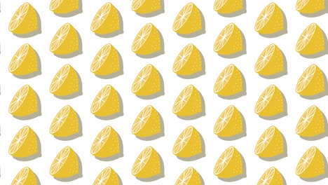 animación de bucle de ilustración de limón.