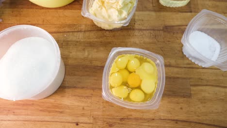 baking ingredients ready for use