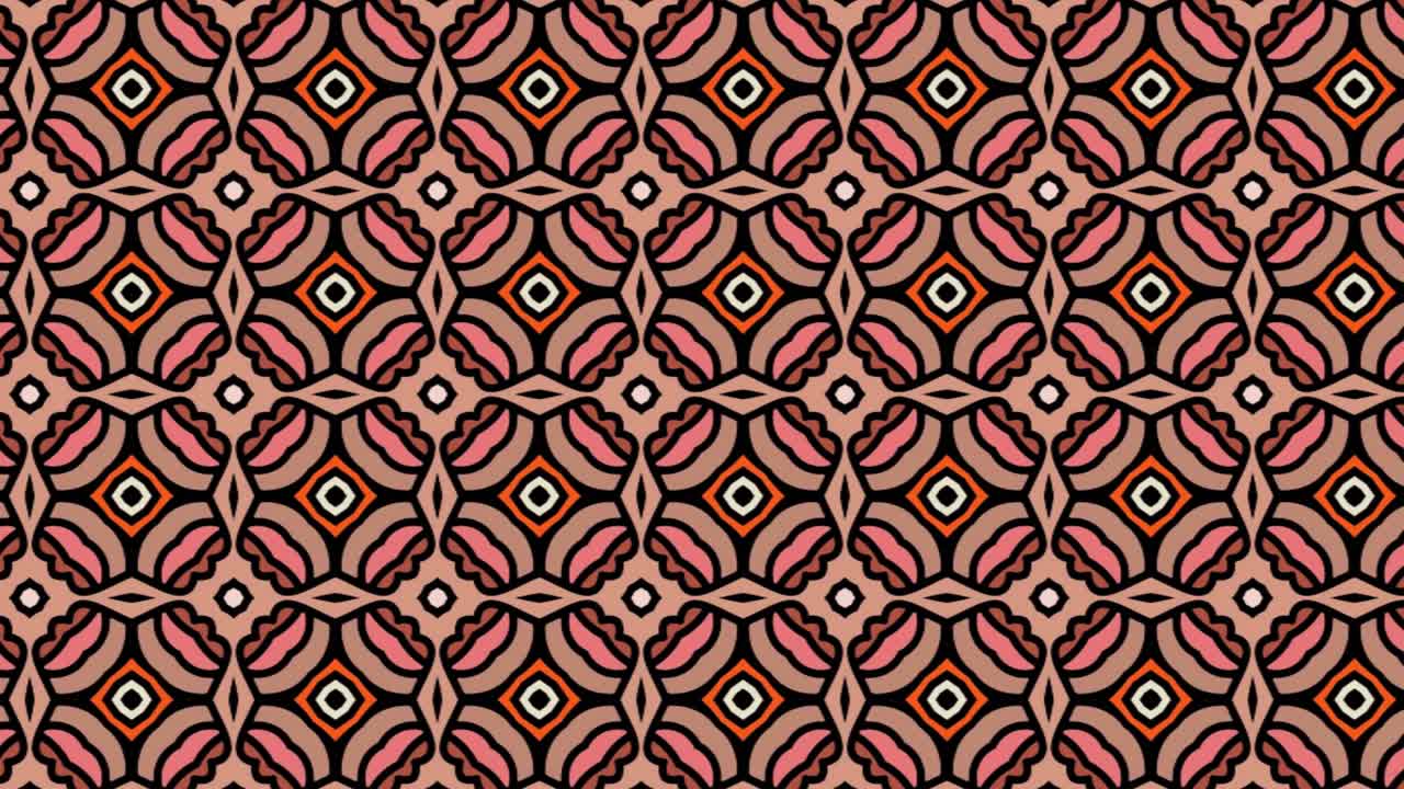 patrón de mosaico sin costuras principalmente a la sombra de marrón