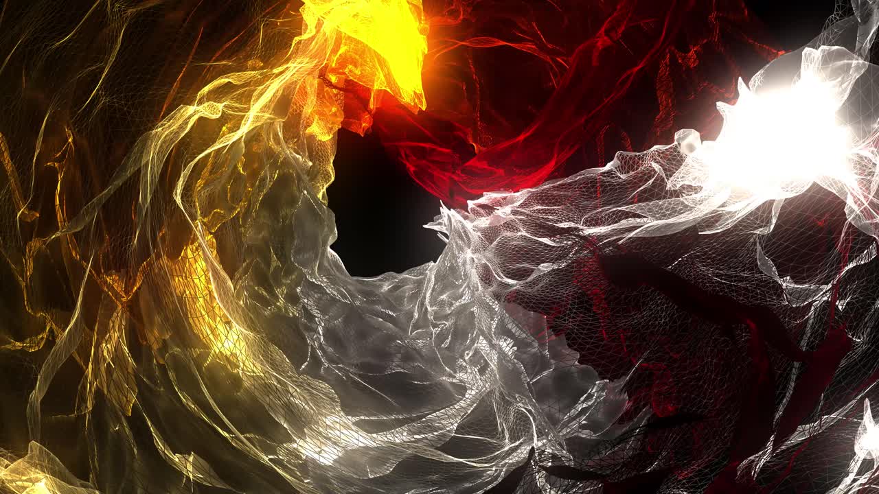 Abstract background of multicolored smoke underwater