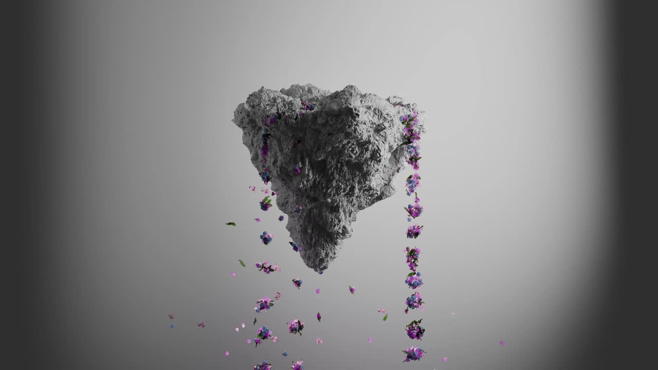 떠다니는 꽃 섬