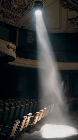 abandoned theater spotlight