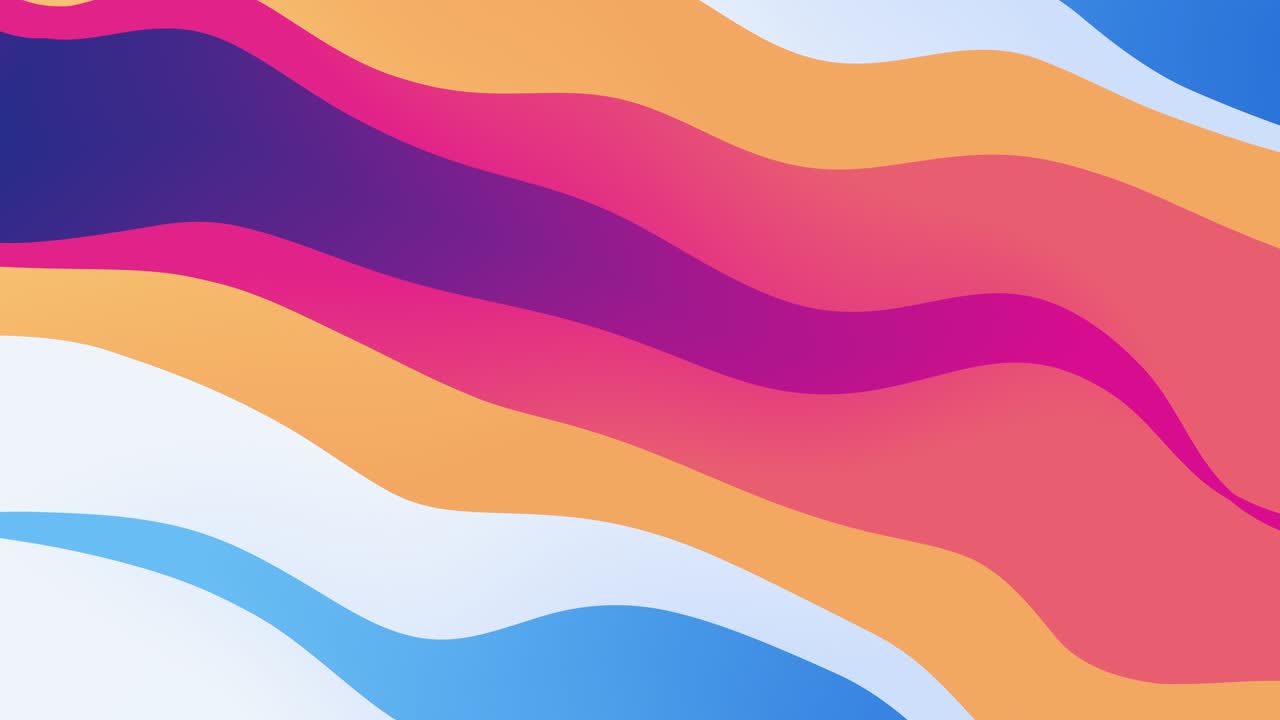 abstract colourful wavy transition animation with displaced layers
