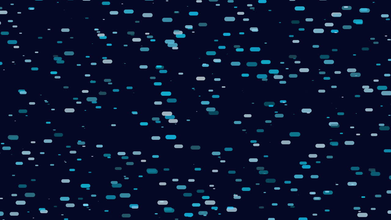 volar brillos abstractos de neón y confeti en la galaxia oscura