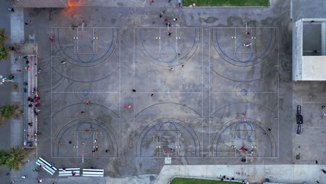 canchas de baloncesto de la playa de venecia