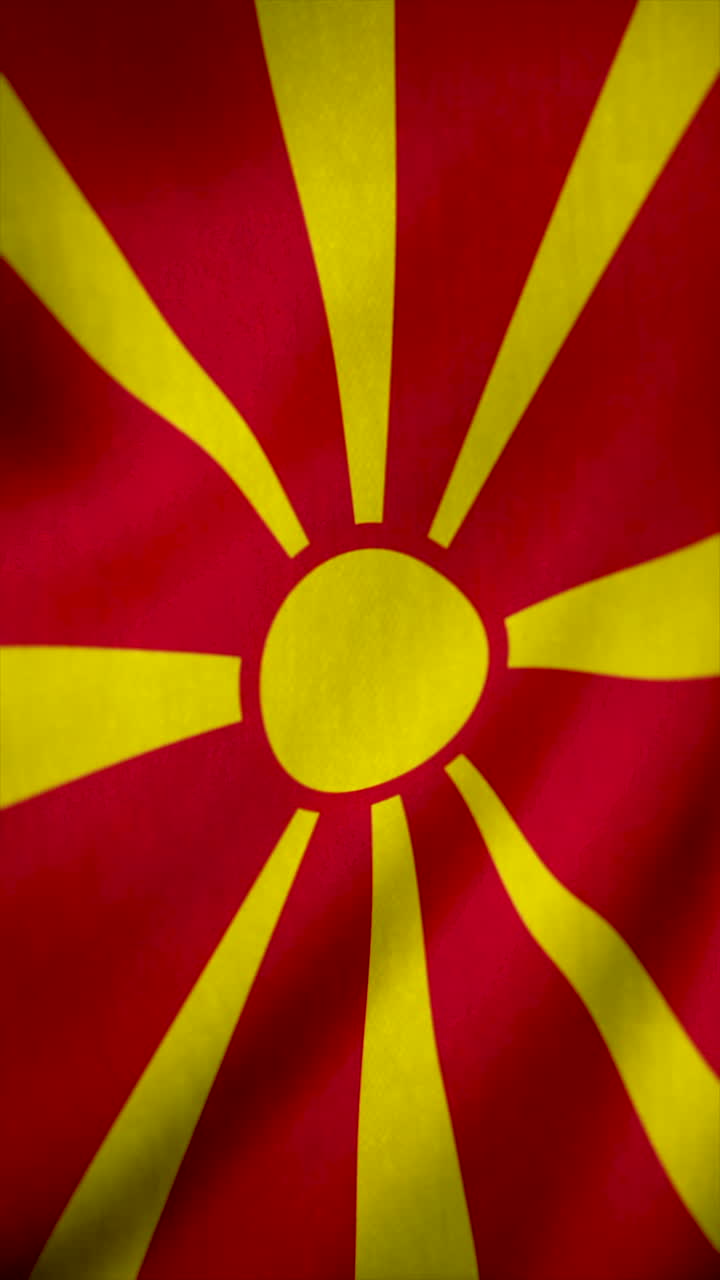Nordmakedoniens flag