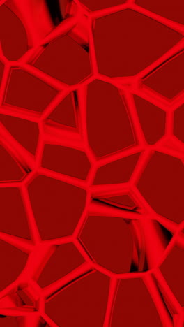 abstract red geometric pattern