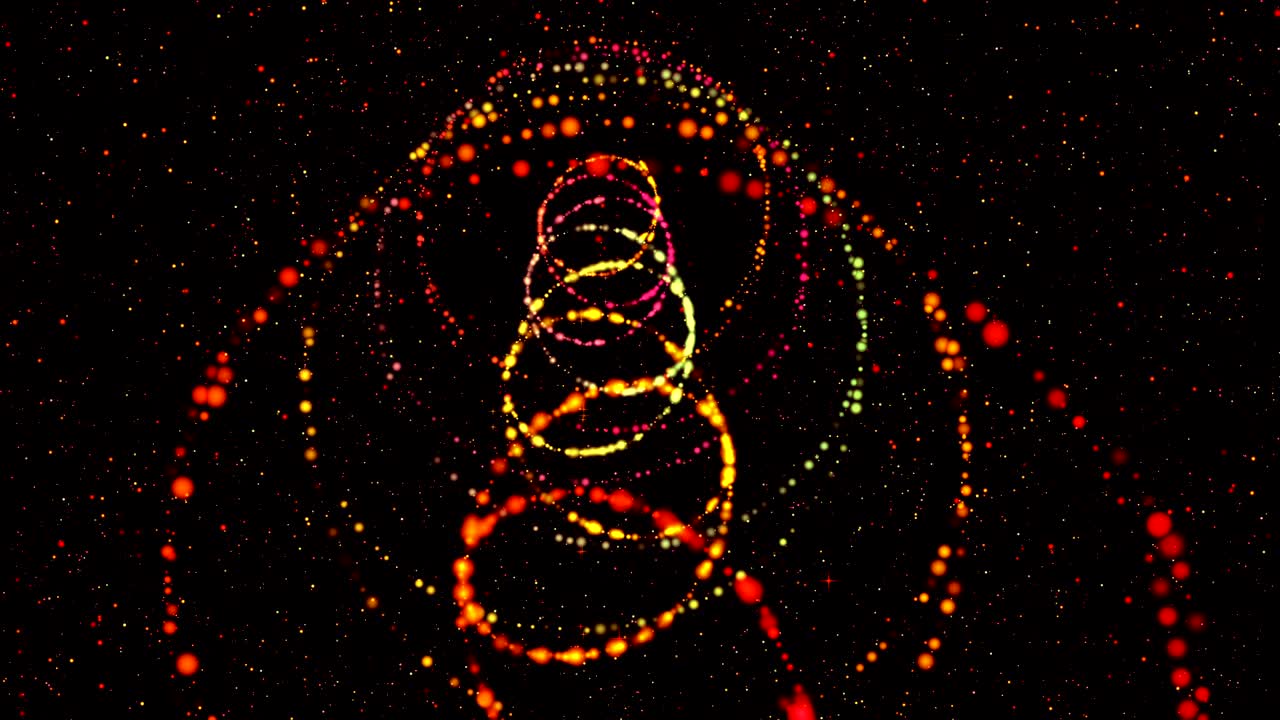 추상적인 애니메이션 컬러 배경