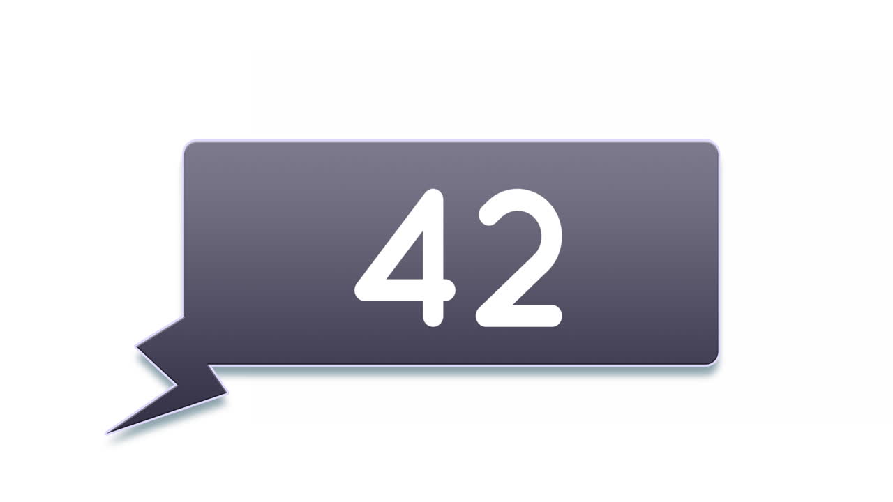 caja de chat púrpura con números 4k