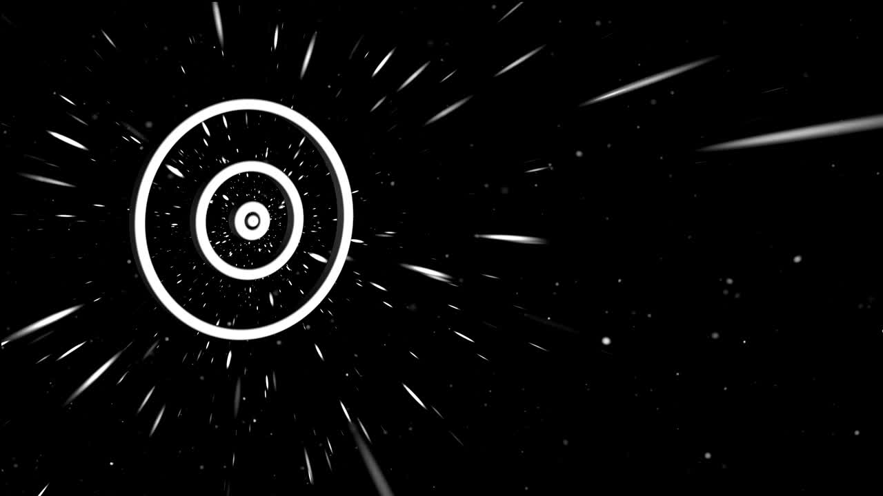 추상적인 우주 애니메이션 일러스트레이션