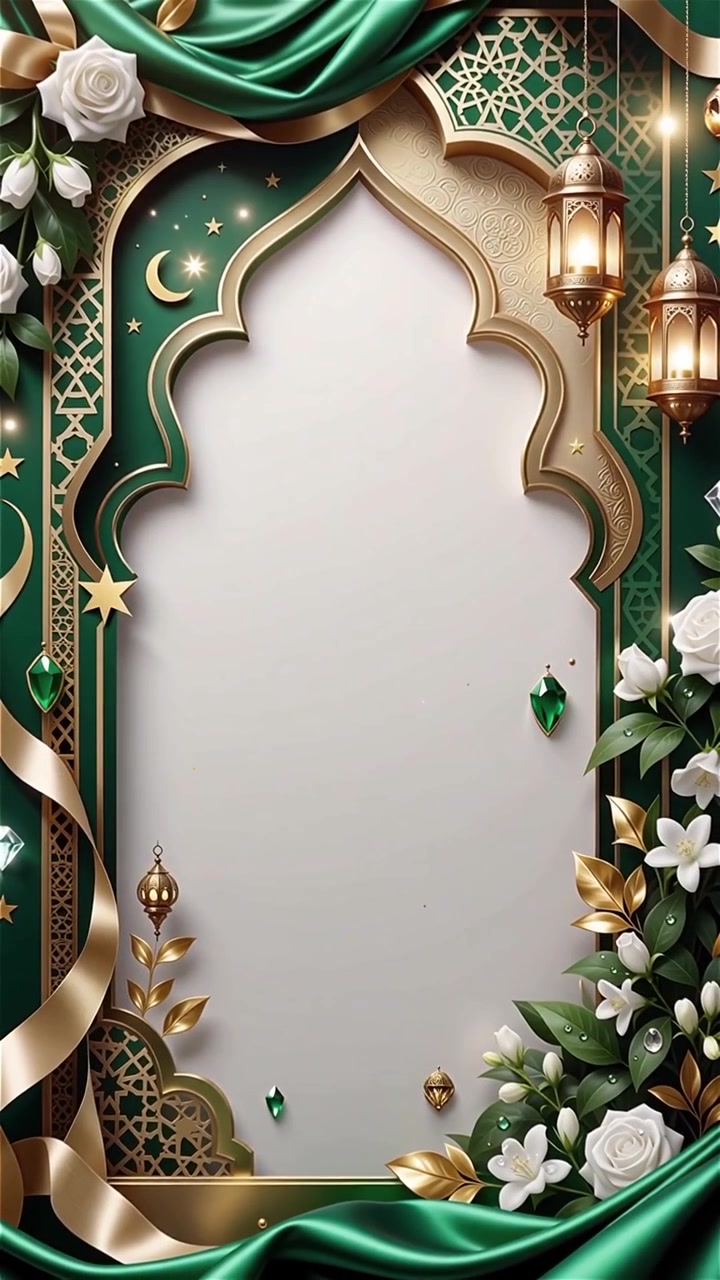 Compleanno del Profeta Maometto Mawlid al-Nabi Sfondo Islamico