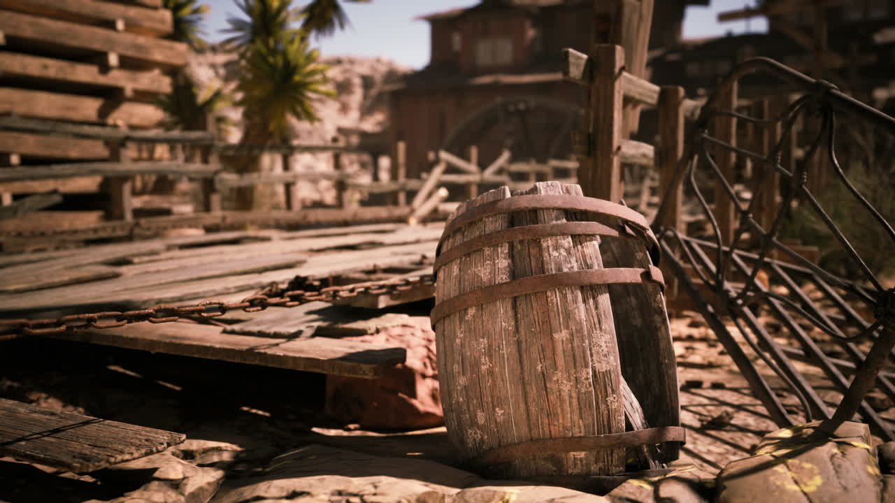 ciudad occidental abandonada