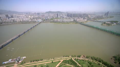 overlooking seoul city