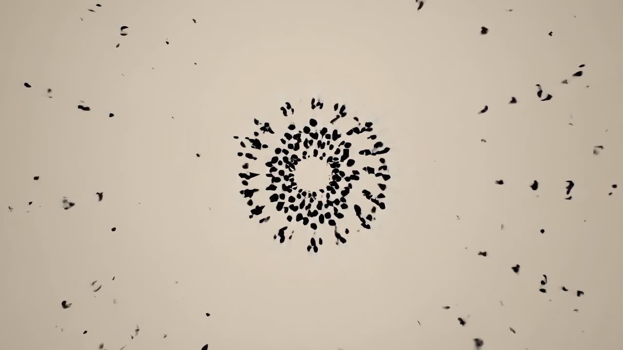 추상적인 만달라 패턴