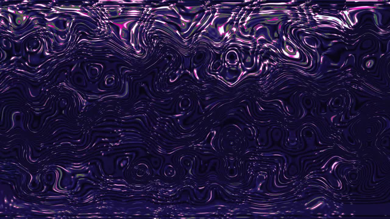 Abstract Dark Purple Liquid Waves Background Loop