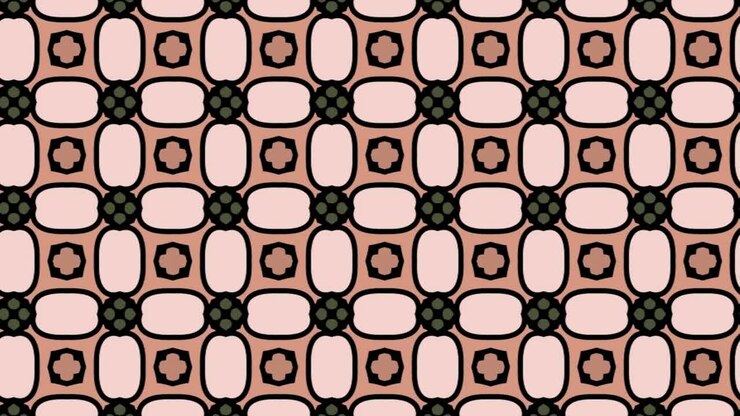 A 3d rendering of the beautiful seamless tile pattern background texture animation scrolling right