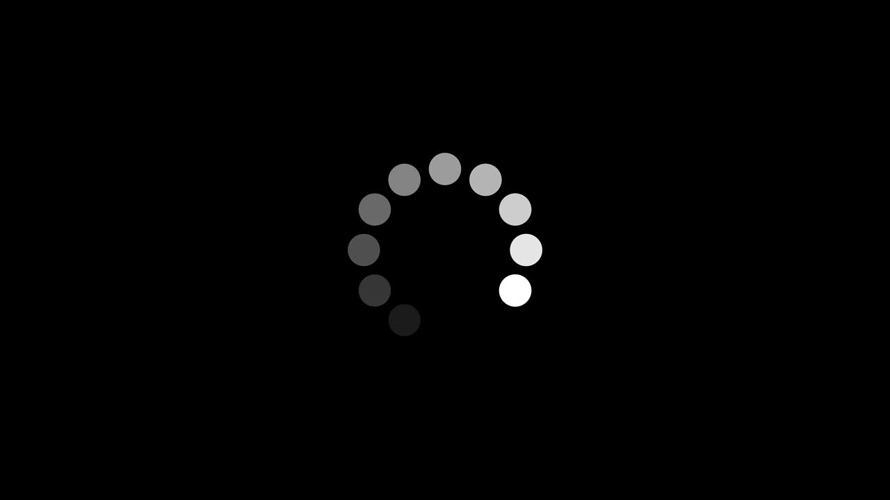 Loading symbol loop