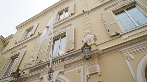 facade of the monaco town hall