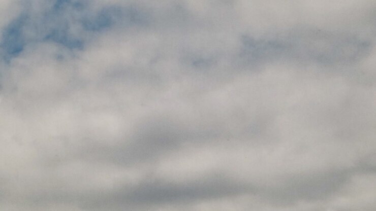 A sunny summer day, time-lapse shot of the sky at an angle