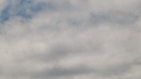 Un-Día-Soleado-De-Verano,-Tiro-De-Lapso-De-Tiempo-Del-Cielo-En-ángulo