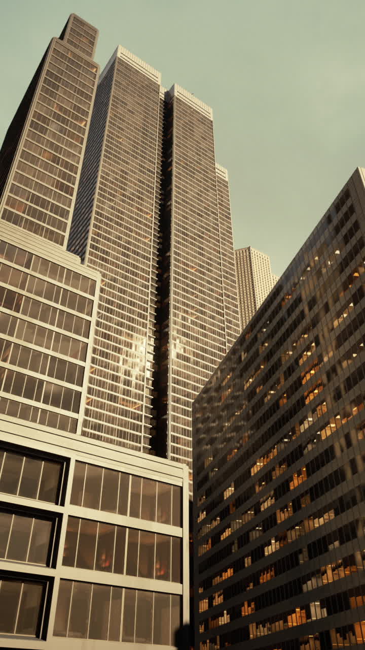 rascacielos altos en una ciudad