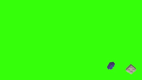 piezas de animación en pantalla verde tecla de croma, elemento de fuente gráfica