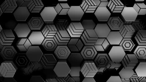el fondo de los hexágonos