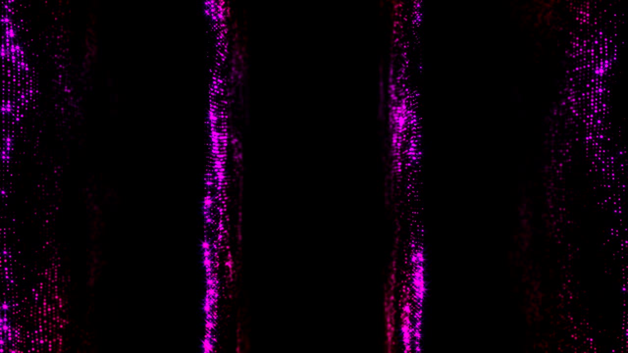 partículas púrpuras relucientes. fondo de bucle abstracto