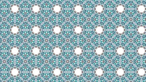 feminine abstract turquise floral pattern on black background sliding