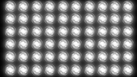 stage lights array