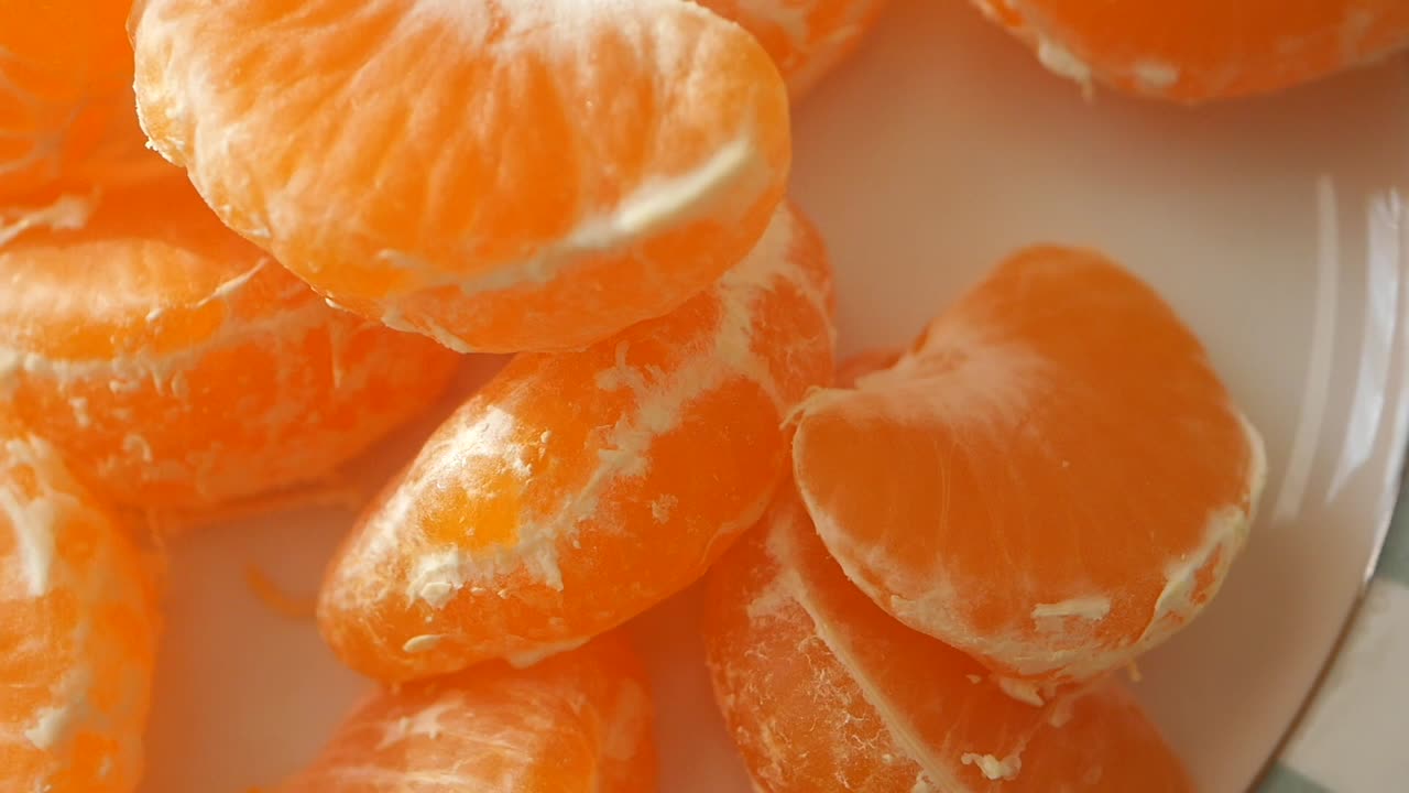 Nærbilde av appelsinbåter