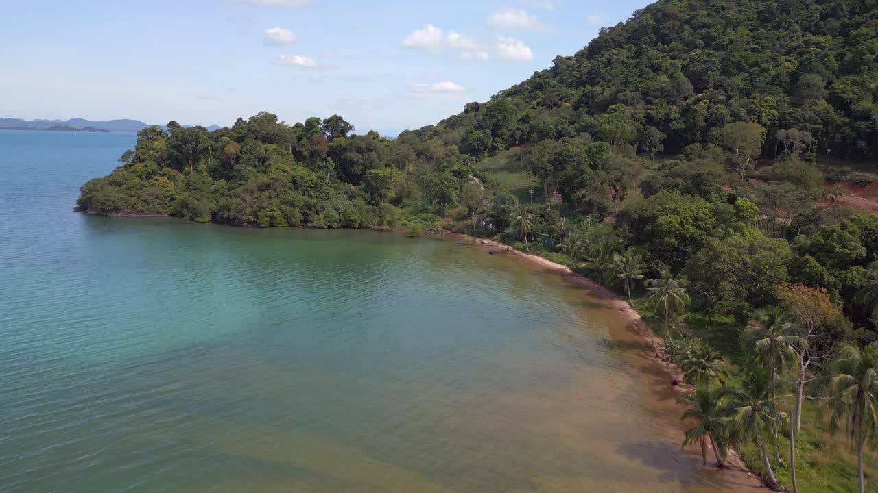 paisaje prístino de la isla de la bahía