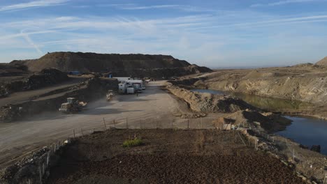 vista aérea del sitio de construcción